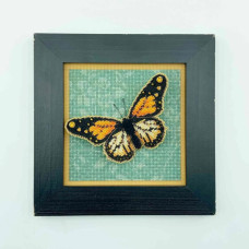 YuMI_051 Voloshka Набір для вишивки хрестом та бісером по пластику YuMI - Метелик 12,7x12,7 см, Aida 14 ct