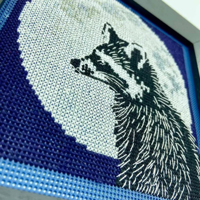 YuMI_055 Voloshka Набір для вишивки рахунковим хрестиком YuMI - Філософ 12,7x12,7 см, Aida 14 ct пластикова