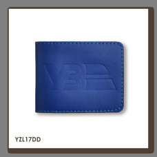 YZL5EE Babylon Обкладинка для посвідчення Укрзалізниця з логотипом 8,5x11 см синя, чисте тиснення, шкіра