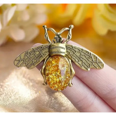 CD-006ж Classic Design Магнітний тримач для голок - Бджілка, колір золото 4,7х3,5 см