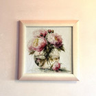 B7028 Букет Піонів. 43x45 см. Luca-S. Набір для вишивки хрестиком на Aida 16