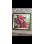 РЕ3605 Нова Слобода Набір для вишивки рахунковим хрестиком - Соковита малинка! 40x40 см, Aida 16