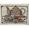 06877 братки і чайник. 18х13 см. Dimensions. Набір для вишивки хрестиком на Aida 14
