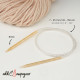 405-7/20-120 Addi Спиці кругові Champagner 20,0 мм - 120 см см, пластик