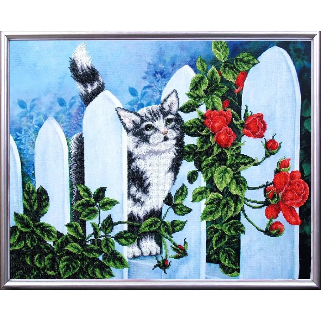 Кот На Заборе Рисунок