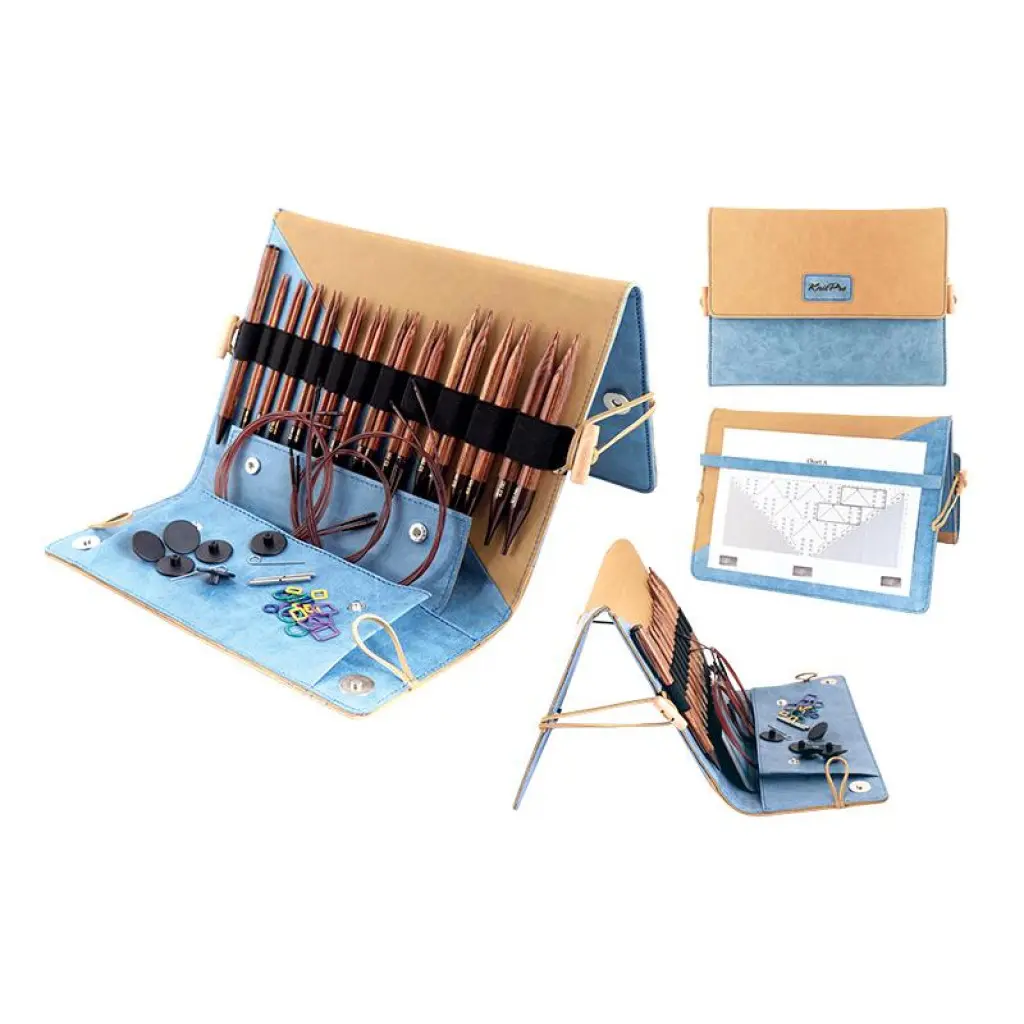 Набор круговых спиц KNITPRO Ginger Deluxe. Набор KNITPRO Deluxe Set. Набор спиц Knit Pro Ginger. KNITPRO набор "Deluxe Special ic".