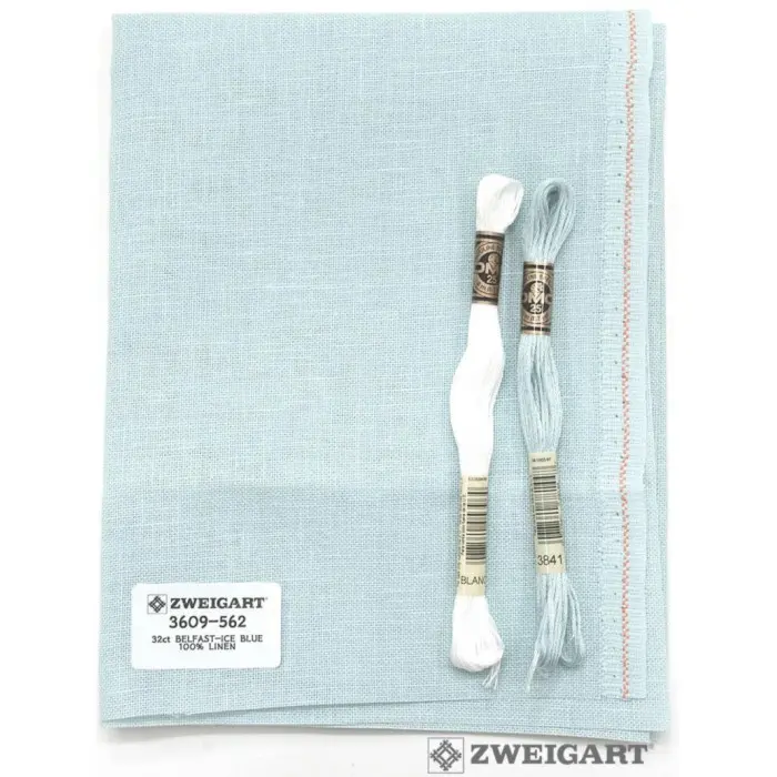 Tessuto Aida Zweigart 20 Ct 100% Cotone Per Punto Croce 50 X 100 Cm
