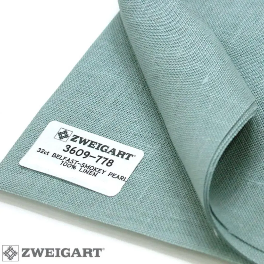 cocoa0329様 3609/778 Канва Belfast 32 Zweigart, перлинно-димчастий