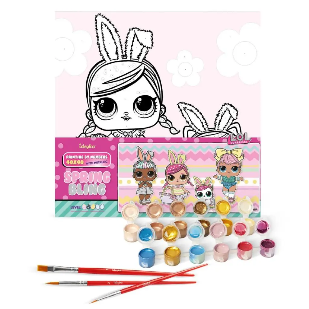 KHO1102 Surprise! Spring Bling Hops with Kittea, 40х40 см