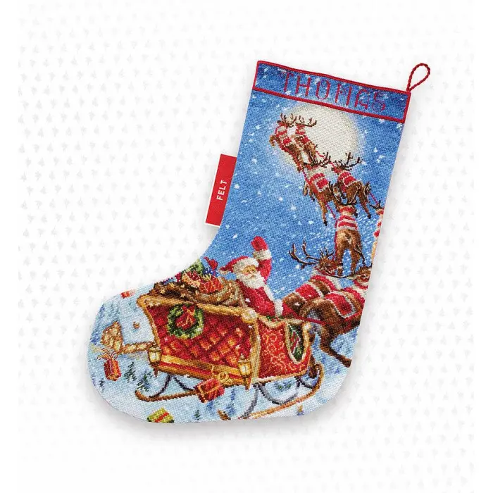 Christmas Stocking Cross Stitch Kit, PM1240