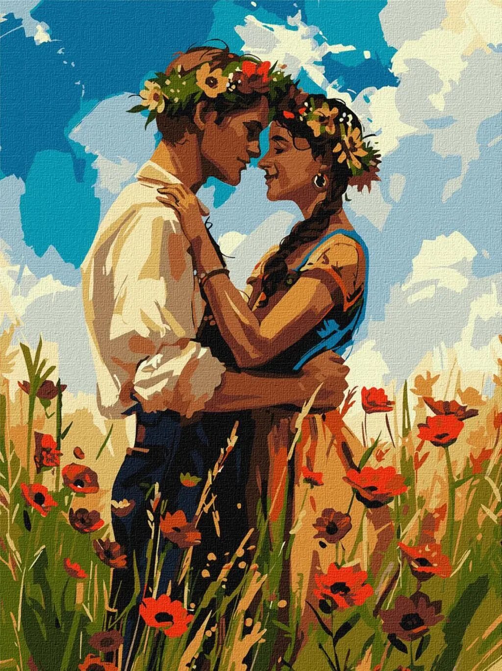 KHO8456 Закохана пара ©art_selena_ua. Ideyka. Картина за номерами