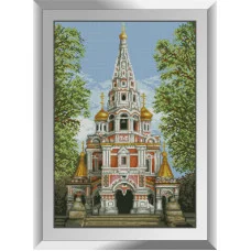 31444 Дорога до храму. Dream Art. Набір алмазної мозаїки (квадратні, повна)