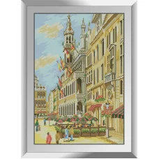 31764 Європейське місто. Dream Art. Набір алмазної мозаїки (квадратні, повна)