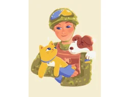 BS53158 В надійних руках ©Олена Майхрич. Brushme. Картина за номерами