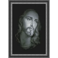 ІС(хр) Солес Набір для вишивки рахунковим хрестиком - Ісус Спаситель, 23х34 см