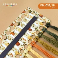 КМ-032/17 Весняний малюнок 4. Органайзер для муліне з магнітною стрічкою на 30 кольорів. Кольорова