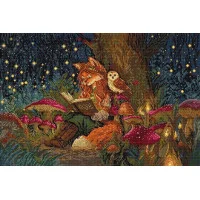 L9979 Letistitch Набір для вишивки рахунковим хрестиком - Enchanted Grove 43x29 см, Aida 16