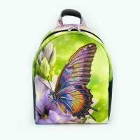 ТБ_Рюкзак_801 Virena Набір для вишивки бісером - Рюкзак Метелик, 24x30x8 см