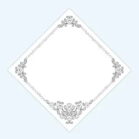 ТБ_СПВ_214 Virena Набір для вишивки бісером - Серветка весільна 40x40 см (габардин)