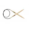 Незнімні кругові бамбукові спиці (з кабелем) Bamboo KnitPro